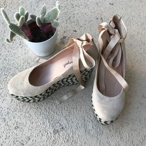 Free People nude espadrilles, size 40 (9)